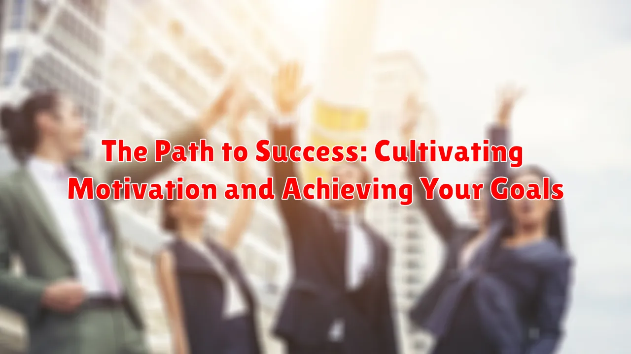 The Path to Success: Cultivating Motivation and Achieving Your Goals